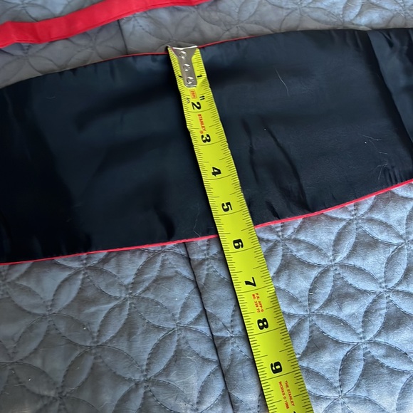 Costume Magician top hat w/ satin cummerbund, red bow tie , white gloves & wand - Picture 8 of 13